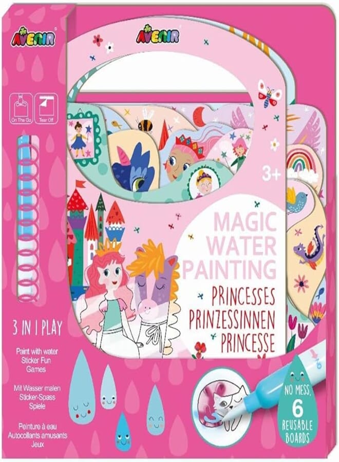 Magic water painting-Princesses